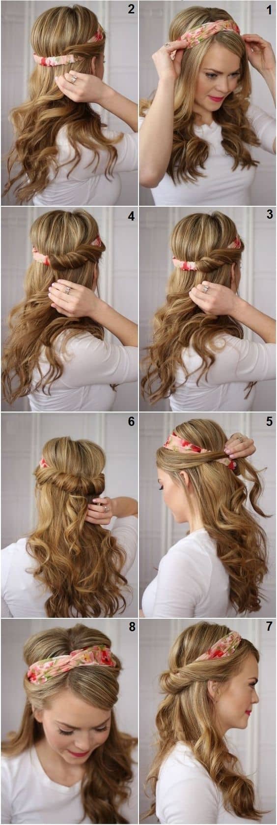 أفكار لتسريحات صيفية 