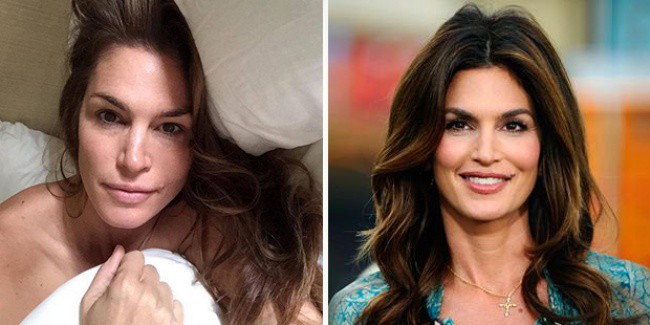 بدون مكياج Cindy Crawford 
