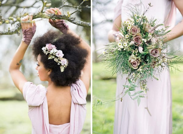 تسريحات الشعر المجعد للعرائس