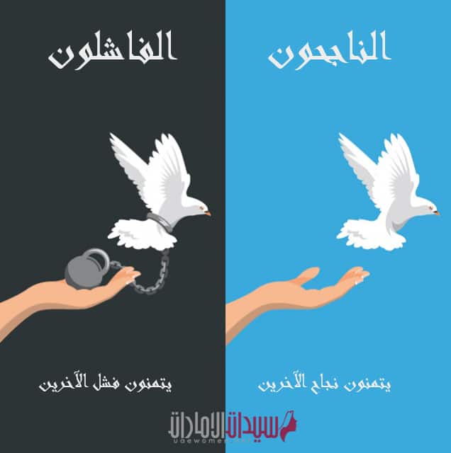 الفرق بين الناجحين والفاشلين