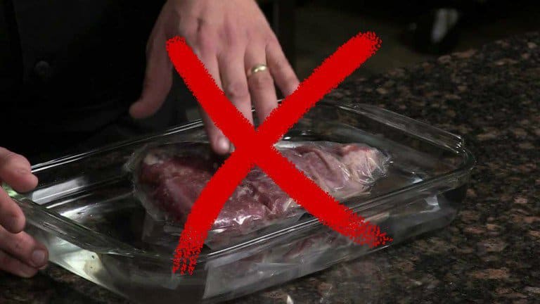 طرق تذويب اللحوم المجمدة