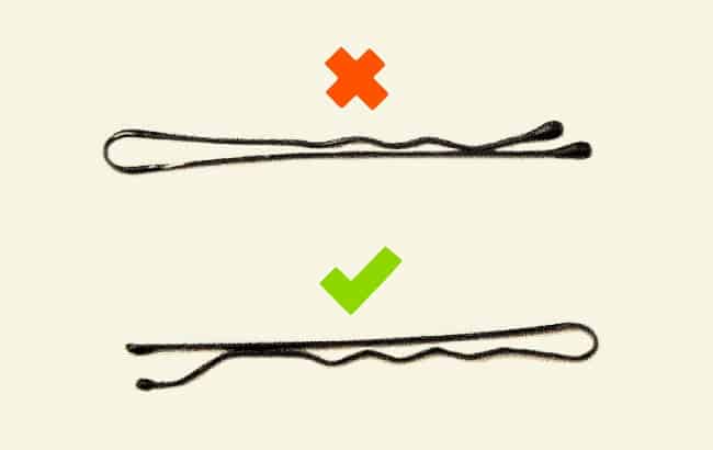 طريقة استعمال دبابيس الشعر