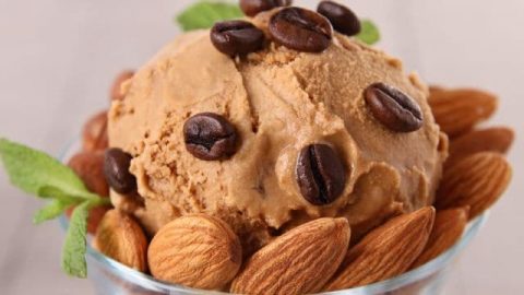 ايس كريم القهوة اللذيذ