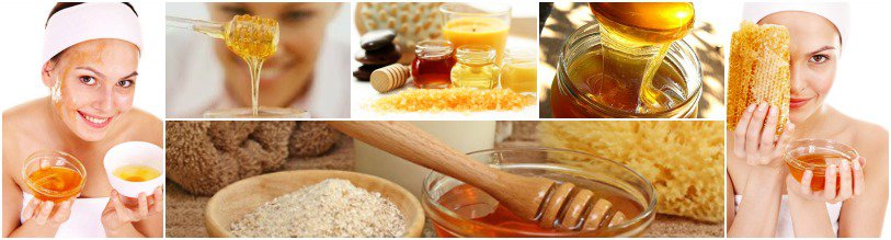 قناع العسل للبشرة  الجافة