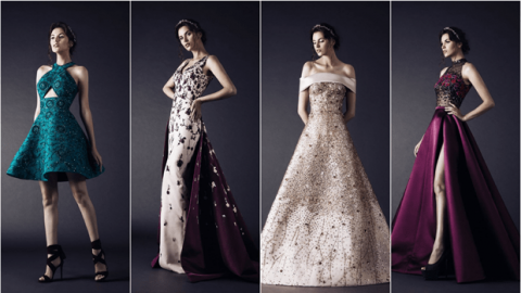 شاهدي أجمل فساتين السهرات الرسمية لشتاء 2017