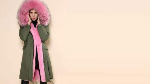 جربي موضة سترة الباركا بالفرو الملون لهذا الشتاء