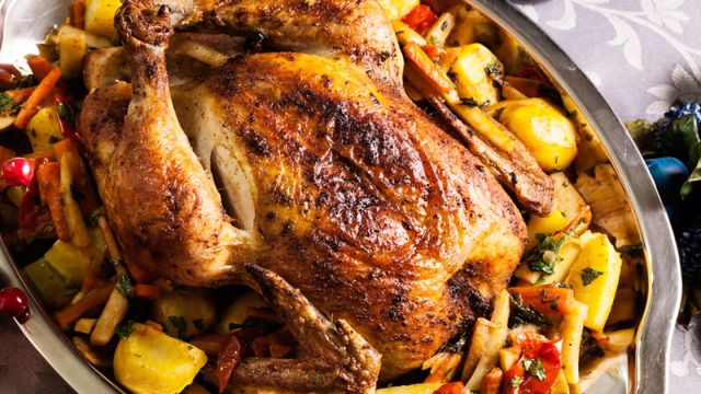 أسهل وأشهى وصفة دجاج محشي بالأرز