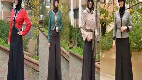 بالصور: أجمل التنورات للمحجبات