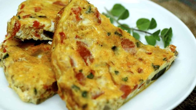 عجة البيض بالخضار