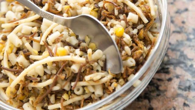 طريق تحضير الكشري بالخطوات