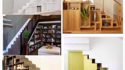 أفكار عملية لاستغلال مساحة تحت السلالم