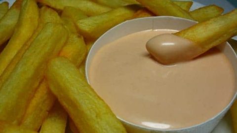 جهزي بنفسك صوص البطاطس المقلية