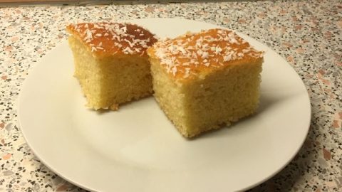 طريقة إعداد بسبوسة بجوز الهند