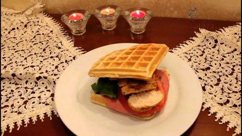 طريقة إعداد وافل مالح