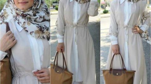 للمحجبات: إليك طريقة تنسيق اللون البيج لإطلالة كاجوال أنيقة