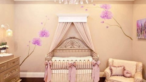 شاهدي أجمل ديكورات لغرف المواليد الإناث