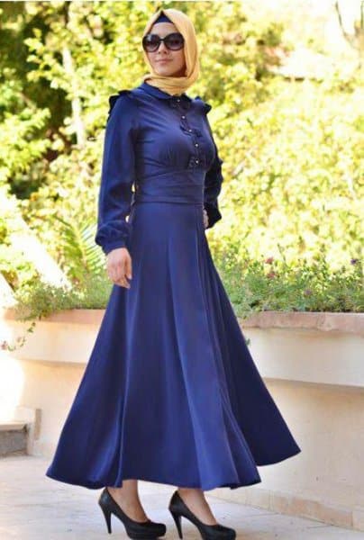 عبايات تركية ملونة