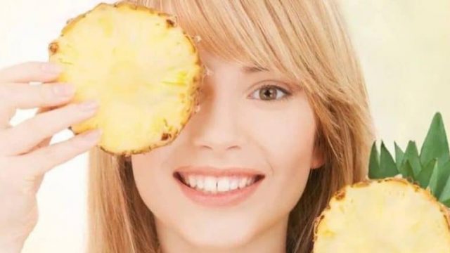 أقنعة الأناناس للعناية للبشرة