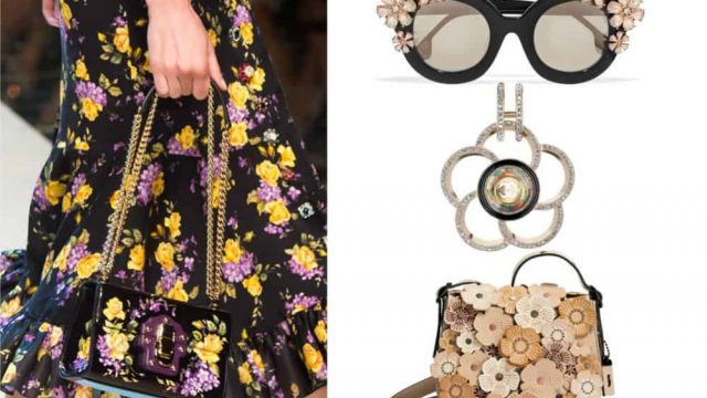 إكسسوارات بنقوش الورد من وحي الربيع