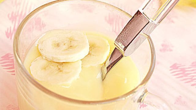 عصير الموز اللذيذ