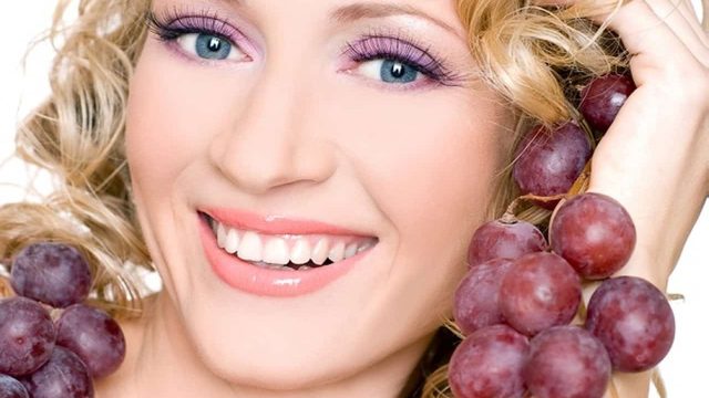 قناع زيت العنب لبشرة صحية