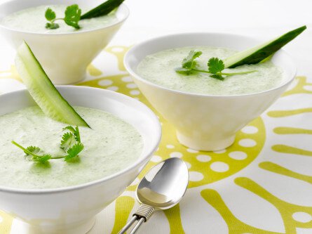 شوربة البطيخ والخيار