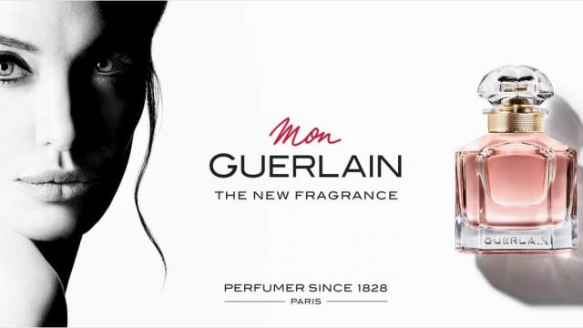 النجمة أنجلينا جولي الوجه الإعلامي لعطر Guerlain الجديد