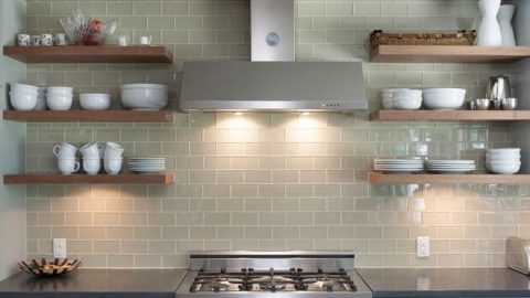 أفكار مميزة لديكورات رفوف المطبخ بالصور