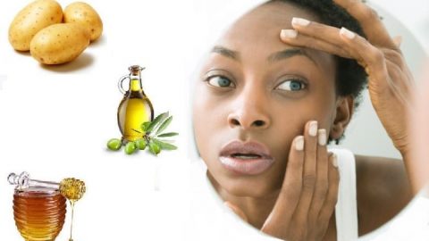 قناع العسل والبطاطا والزيت للتخلص من الدوائر الداكنة حول العينين
