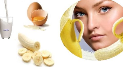 قناع الموز للعناية بالبشرة المختلطة