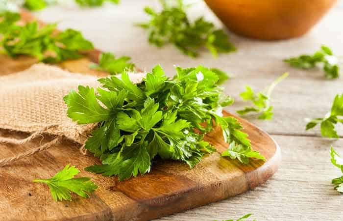 وصفات البقدونس للشعر