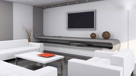 كيف تجعلين جهاز التلفاز متناسقا مع غرفة الجلوس