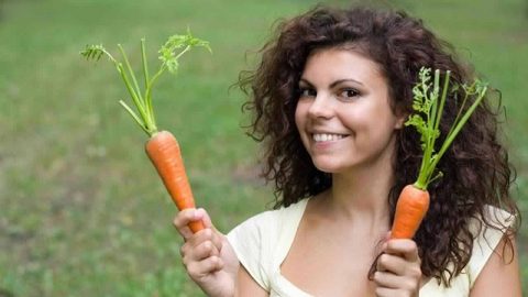 وصفة الجزر للعناية بالشعر التالف