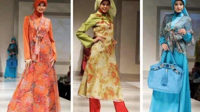 شاهدي أجمل تصاميم الفساتين للمحجبات