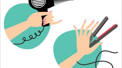 عليك بتنظيف مملس الشعر والسيشوار..اكتشفي لماذا؟