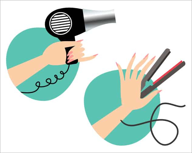 عليك بتنظيف مملس الشعر والسيشوار..اكتشفي لماذا؟