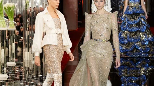 طريقة تنسيق صيحة الذهبي البراق لسهرات هذا الموسم