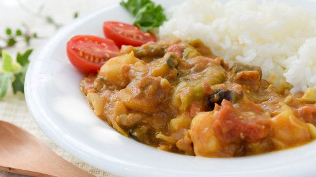 خطوات تجهيز كاري الخضار الهندي