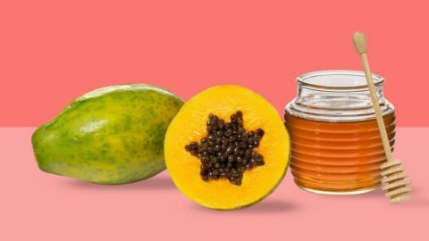 قناع البابايا والموز والعسل لشعر ناعم كالحرير