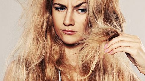 قناع الموز والليمون للشعر الجاف