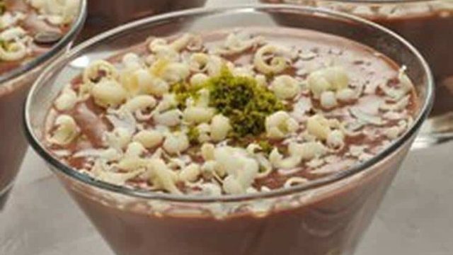 مهلبية بالشوكولاته