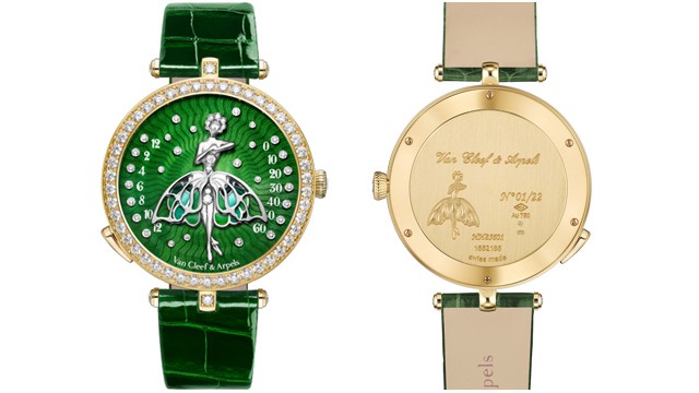 فان كليف أند آربلز تطلق ساعة Lady Arpels Ballerine Enchantée d'Orient الحصرية