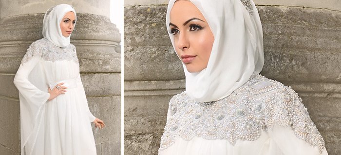 عبايات عروس أنيقة لاستقبال الظيوف