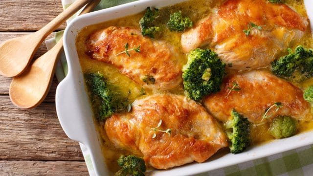 صينية دجاج بالفرن