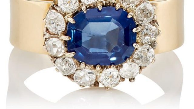 خواتم ذهبية مرصعة بأحجار الياقوت الأزرق…فخامة مميزة