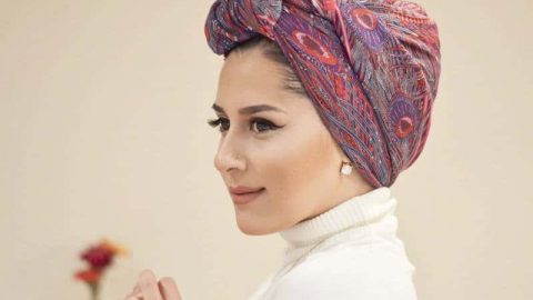 بالصور: لفات حجاب أنيقة لموسم العيد