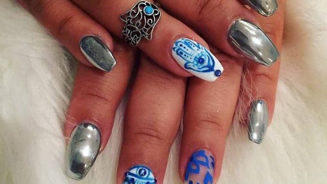 بالصور: اكتشفي أجمل رسومات المناكير الشرقي