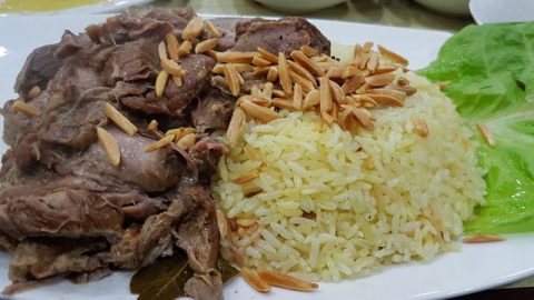 طبق الأرز البخاري الفاخر