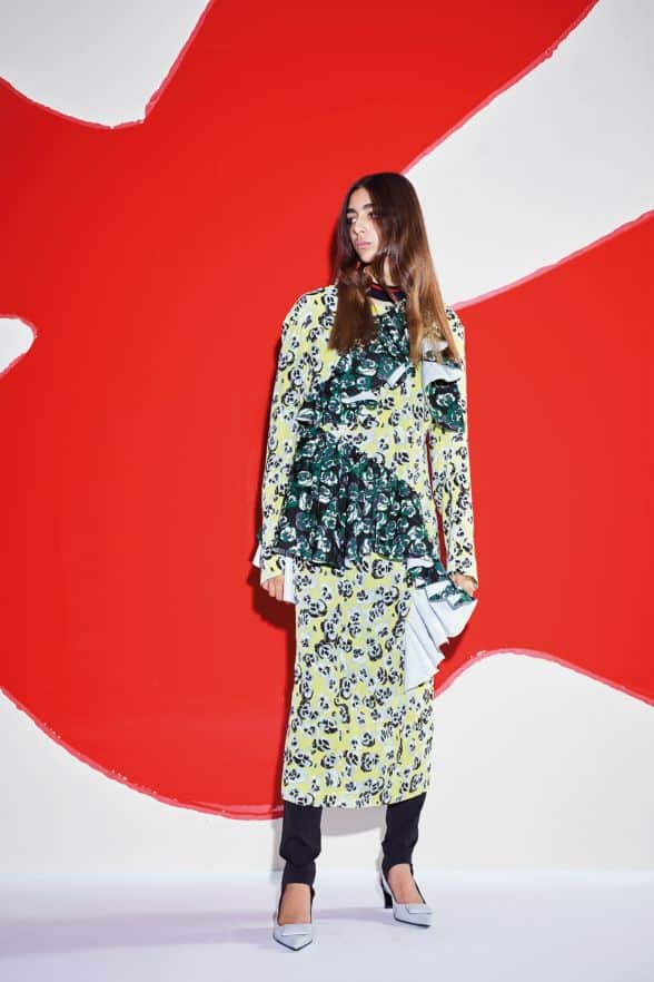 فستان بطبعات