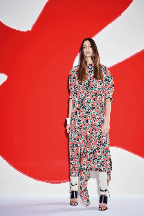 فستان واسع ملون